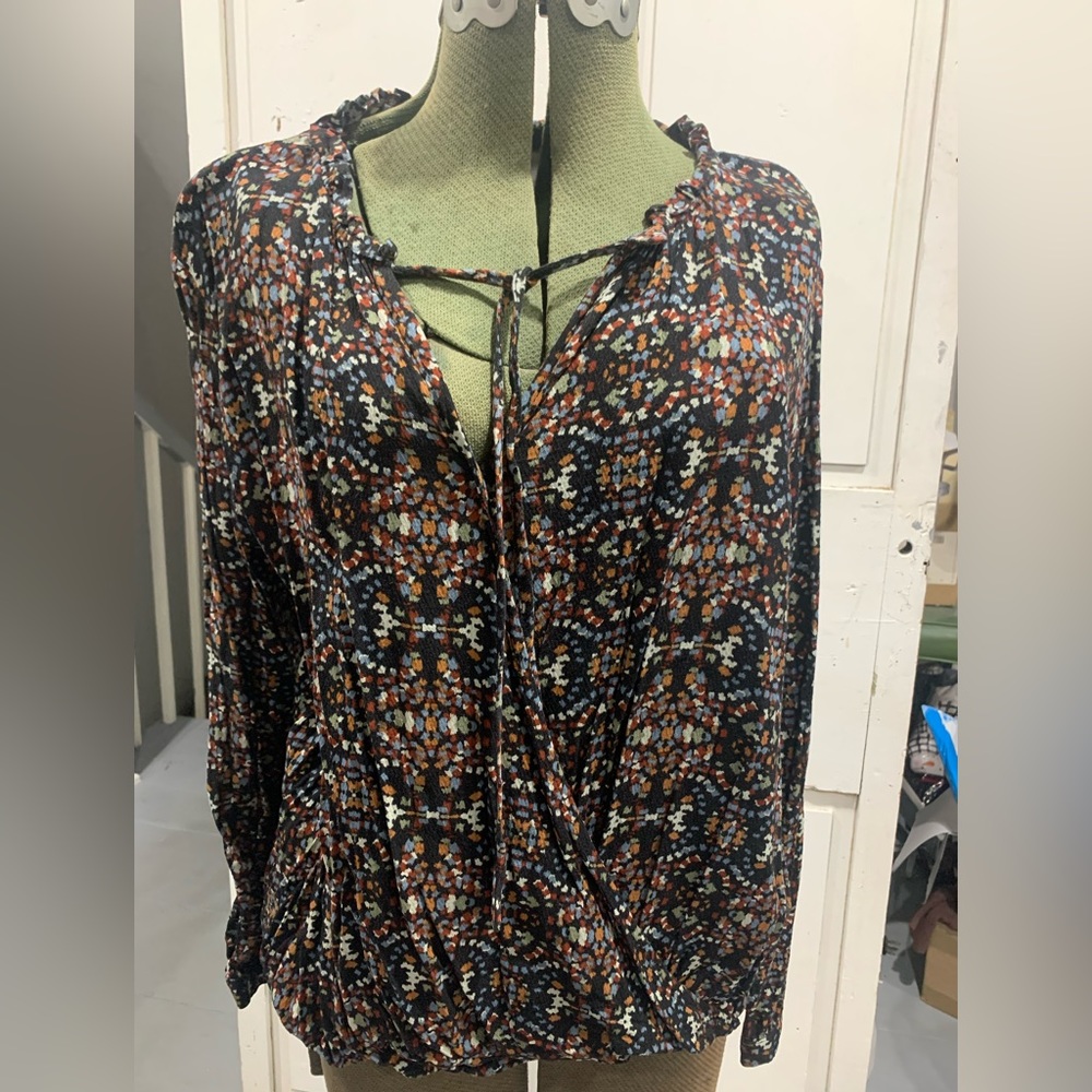 Knox rose peasant top